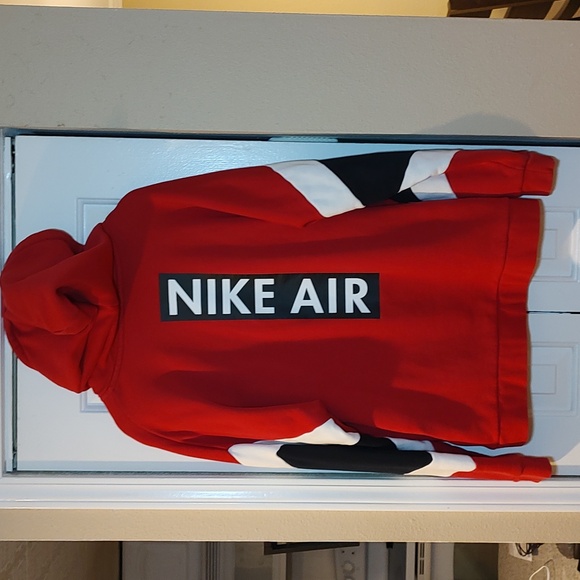 Vintage Nike Mens Sweat Jacket Large Full Zip Retro Y2K Long Sleeve Mock Neck M - Picture 7 of 10